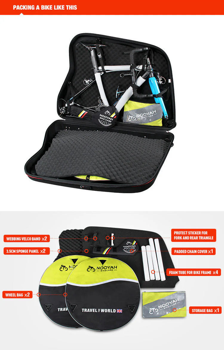 NOOYAH Bike Case BK002 – Ultimate Protection Zero Disassembly Total Freedom - Image 5