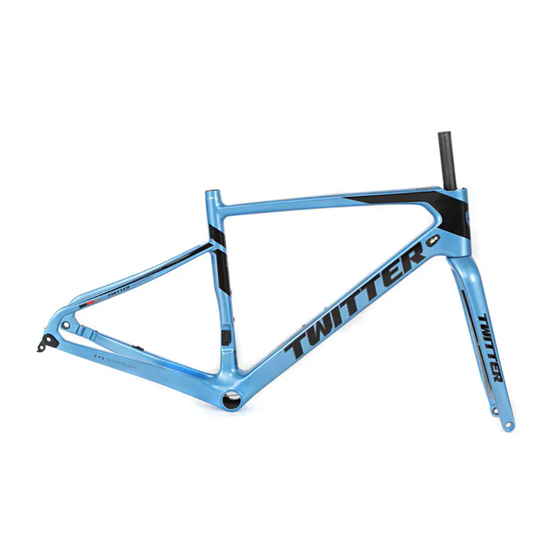 TWITTER GRAVEL Disc Carbon Road Frame Set – T800, 700C, Gravel & Endurance Ready - Image 3
