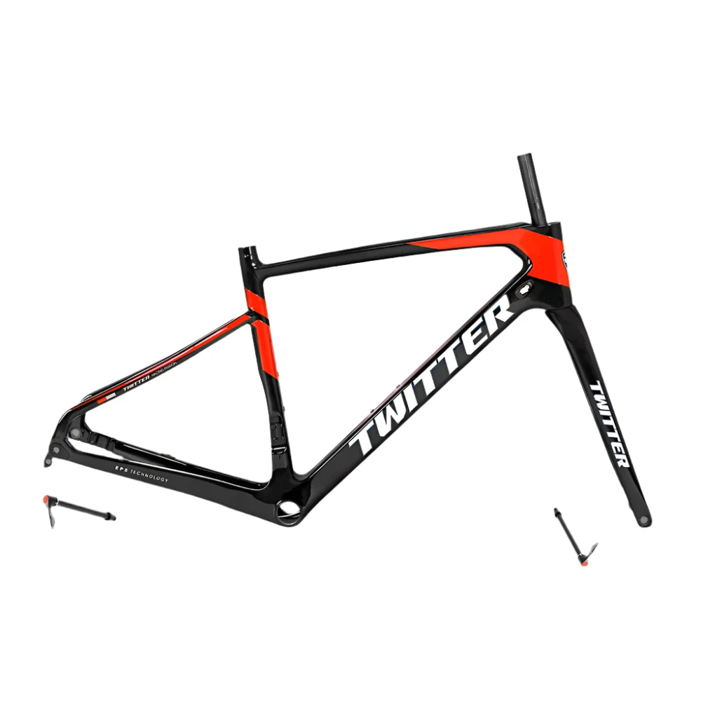 TWITTER GRAVEL Disc Carbon Road Frame Set – T800, 700C, Gravel & Endurance Ready - Image 4