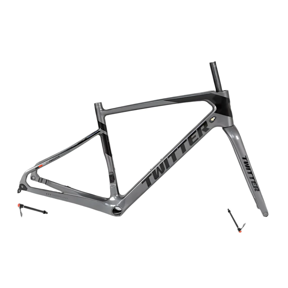 TWITTER GRAVEL Disc Carbon Road Frame Set – T800, 700C, Gravel & Endurance Ready - Image 5