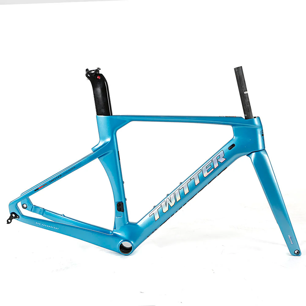 TWITTER R10-Disc Carbon Road Frame Set – T800, 700C, Thru Axle, Aero, Gloss+UV Decals - Image 6