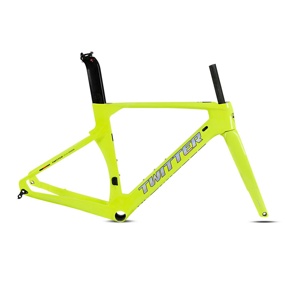 TWITTER R10-Disc Carbon Road Frame Set – T800, 700C, Thru Axle, Aero, Gloss+UV Decals - Image 7