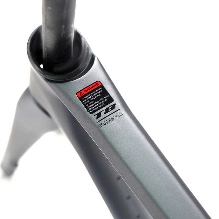 TWITTER T8-Disc Carbon Road Frame Set – T800, 700C, Thru Axle, Aero, Gloss+UV Decals - Image 2