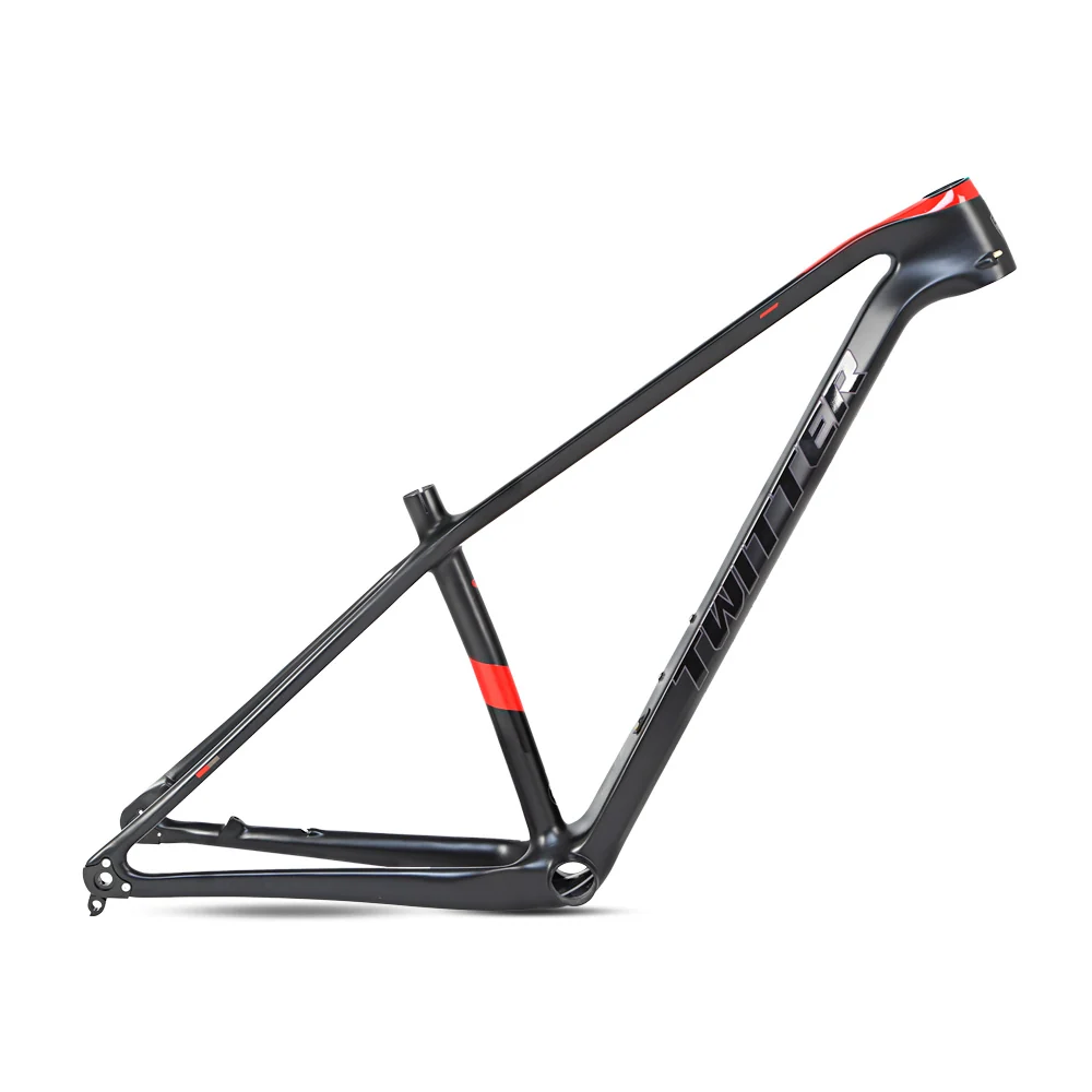 TWITTER WARRIOR Pro Carbon MTB Frame – T900 Mix, 29"/27.5", Thru axle +Lever, Gloss+UV Decals - Image 12